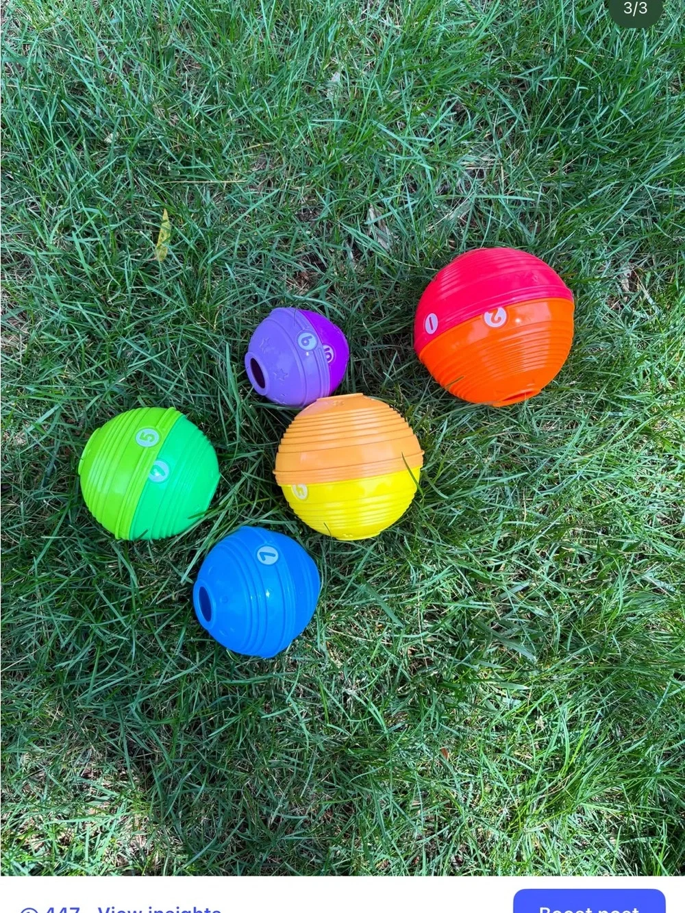 Fisher Price Stacking Number Cups - Rainbow Colored Kids Toy